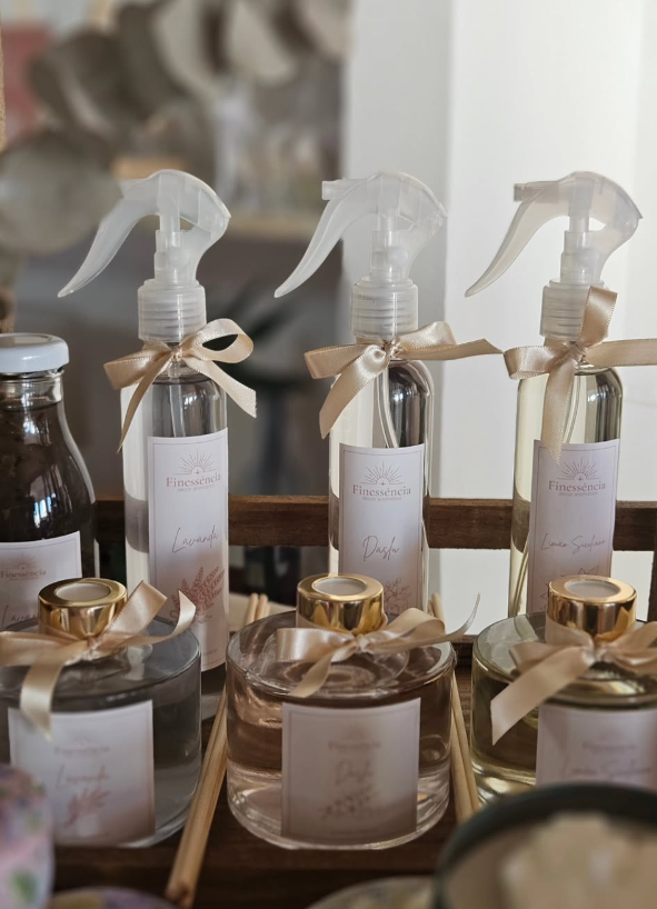 Home sprays Finessência em diferentes fragrâncias